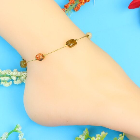 Elegant Handmade Anklet – Perfect for Women & Girls | Ideal Gift Option, DYC1619 - Picture 3 of 11